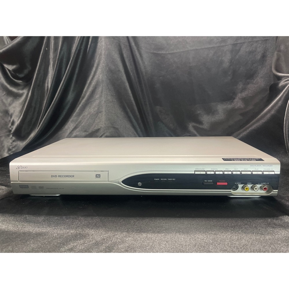 SV2000 WV10D6 DVD Recorder Player Silver Progressive Scan Digital Audio WORKS